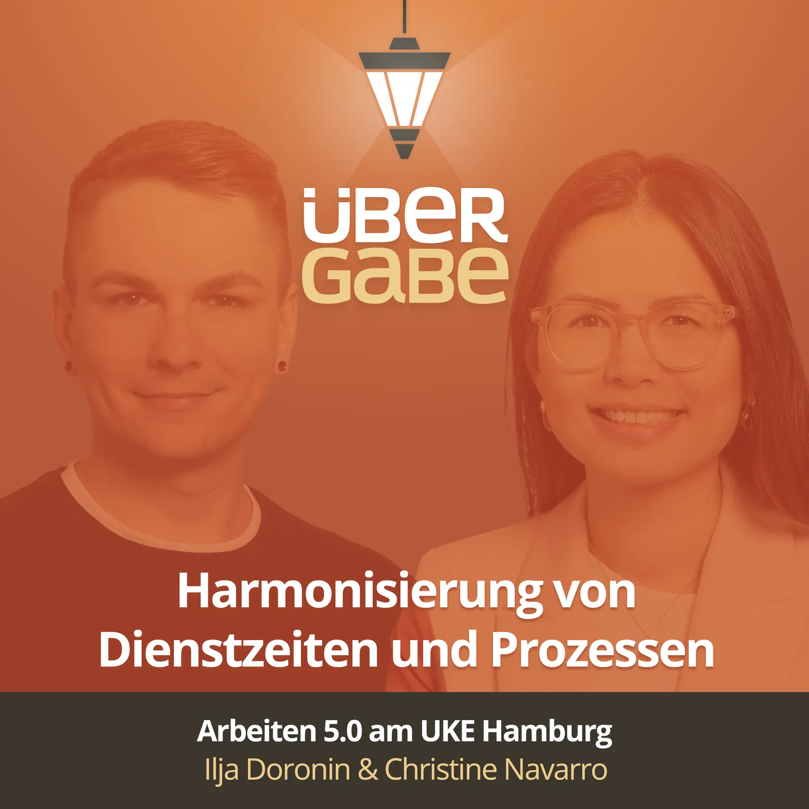 Episodencover zu Arbeiten 5.0 der Übergabe-Podcasts mit ilja Doronin und Christine Navarro