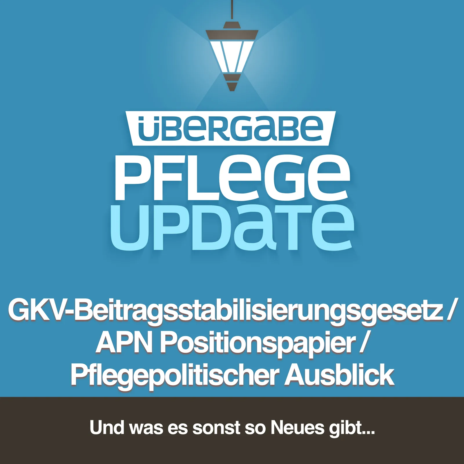 GKV-Beitragssatzstabilisierungsgesetz / APN Positionspapier / Pflegepolitischer Ausblick