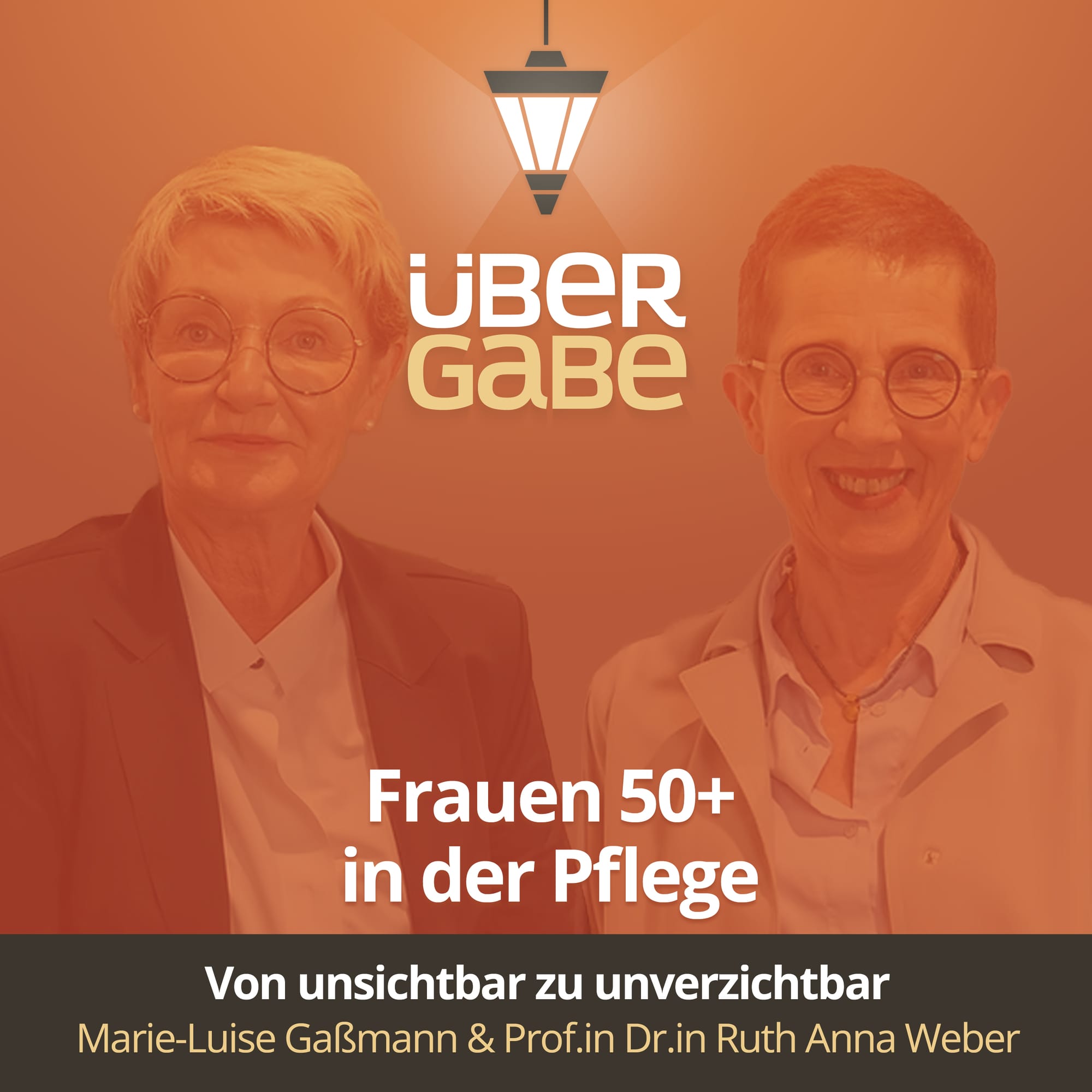 Episodencover für Folge 169 des Übergabe-Podcasts zum Thema Frauen 50+ in der Pflege